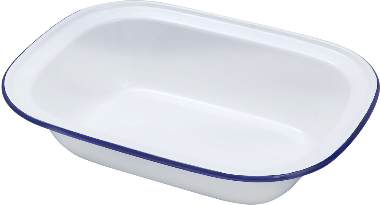ENAMEL OBLONG PIE DISH 20CM Mcdougalls